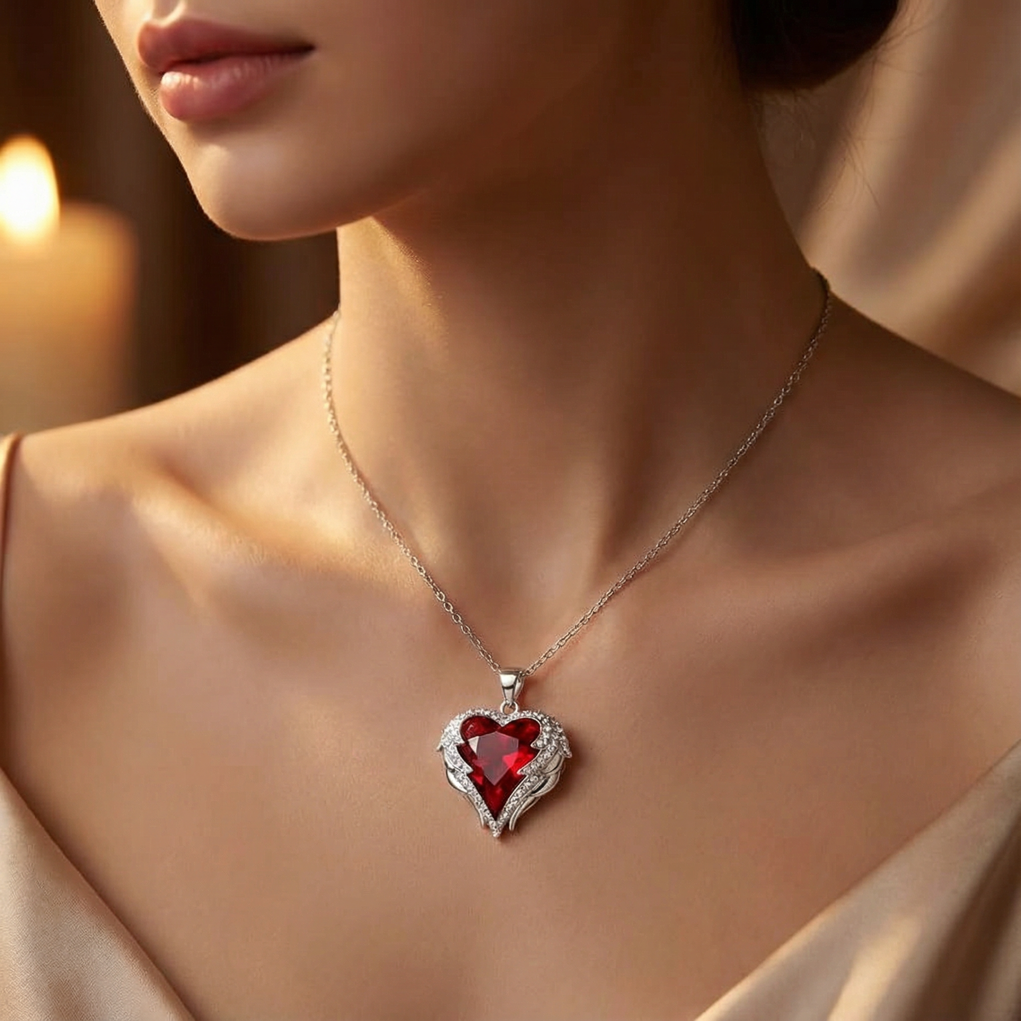 Collar Amor Infinito con Caja Rosa Eterna